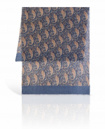 Палантин Унисекс W70.TW4-SK28/BLUE